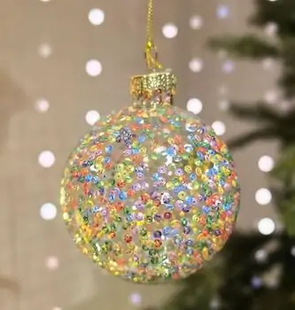 Christmas Ball Pink Party ნაძვის ხის სათამაშოები