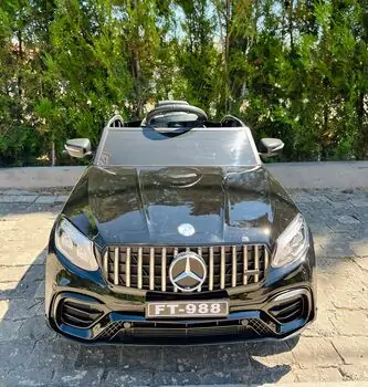 Mercedes Benz Painting Black - ელექტრო მანქანა კაუჩუკის საბურავებით, 2 image