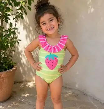 Baby Swimsuit Strawberry Pop - საბავშვო საცურაო კოსტუმი