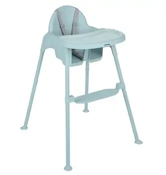 KikkaBoo Highchair 2in1 Oaty Blue - საკვები სკამ-მაგიდა