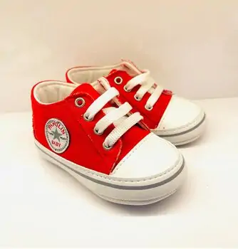 Papulin Baby Shoes 0-12 Months 4284 ჩვილის ფეხსაცმელი RED