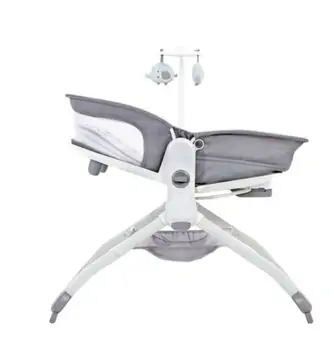 Cangaroo Abba Grey 6in1 Multi-Function Bassinet, Bouncer and Rocker მრავალფუნქციური ელექტრო შეზლონგი, 5 image