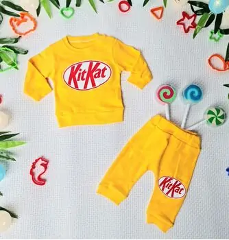 KITKAT Set Yellow 1002 საბავშვო ტანსაცმლის ნაკრები