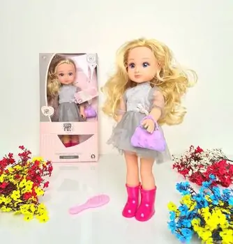 Moni Toys Doll 9657 თოჯინა სავარცხლით