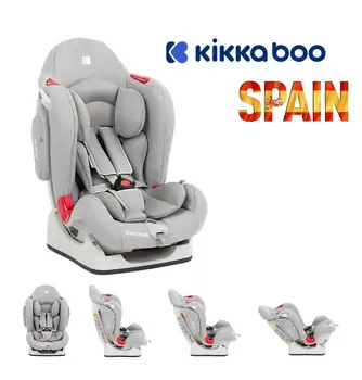 KikkaBoo O'Right Light grey - მანქანის სავარძელი (ქარსითი), 2 image