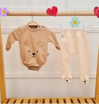 Baby Bear Face Clothes Set საბავშვო ტანსაცმლის ნაკრები