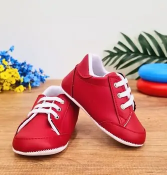 Baby Pattini All Star Leather Red საბავშვო ფეხსაცმელი