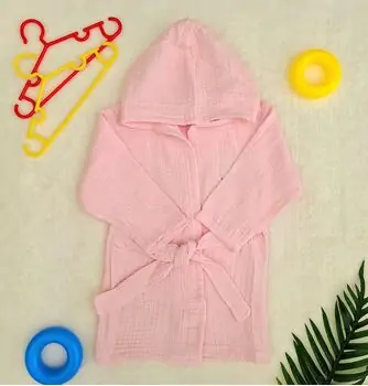 Little Rabbit bath set Pink საბავშვო ხალათის ნაკრები