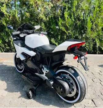 Electric Moto BMW White - ელექტრო მოტოციკლი, 5 image