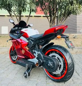 Electric Motorcycle Red - ელექტრო მოტოციკლი, 4 image
