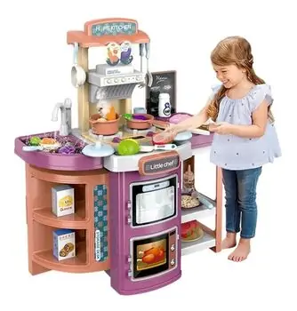 Portable Kitchen Set With Light And Sound - ფუნქციური საბავშვო სამზარეულო, 6 image