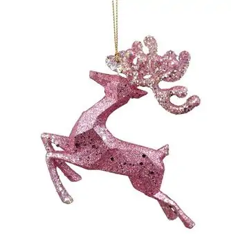 Pink Deer Hanging Decoration - ნაძვის ხის სათამაშო