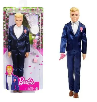 BARBIE Fairytale Ken Groom Doll with Accessories სათამაშო თოჯინა აქსესუარებით