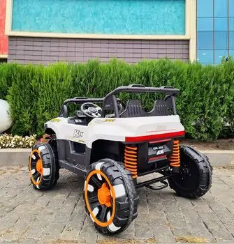 Off Road Jeep 4x4 White - ელექტრო მანქანა, 3 image