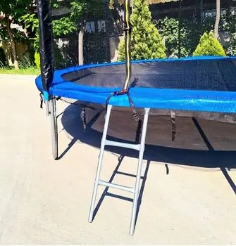 Metal & Plastic Trampoline 427cm With Ladder 14FT - ბატუტი, 4 image