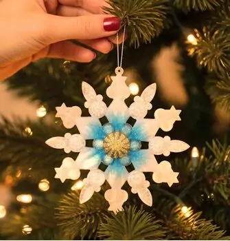 Snowflake Hanging Decoration - ნაძვის ხის სათამაშო
