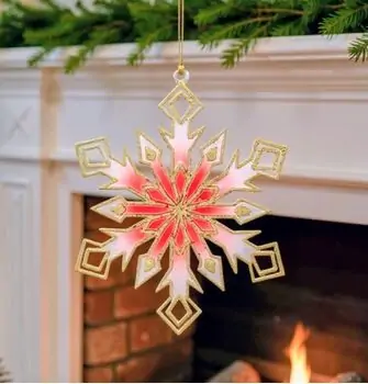 Snowflake Hanging Decoration - ნაძვის ხის სათამაშო