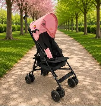 Baby Stroller Adventure Pink, Mint მსუბუქი სასეირნო ეტლი, 2 image