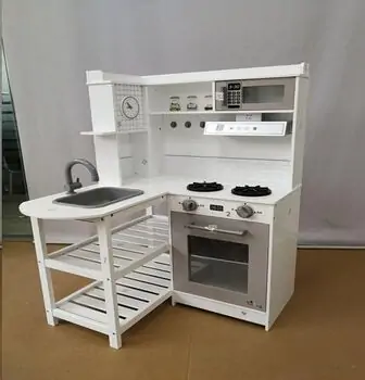 Toy Wooden Kitchen With Accessories TX1191 საბავშვო ხის სამზარეულო, 3 image