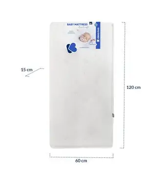 KikkaBoo Mattress CocoCraft Bear Beige 60x120x15cm  მატრასი ქოქოსის ბოჭკოთი, 4 image