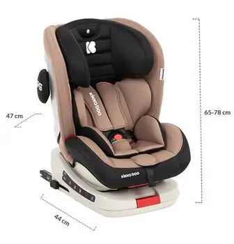 KikkaBoo Car seat 4 Strong ISOFIX Grey მანქანის სავარძელი (ქარსითი), 12 image