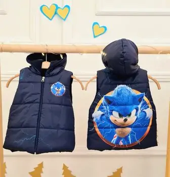 Sonic Baby Jacket Blue -  საბავშვო უმკლაო ქურთუკი