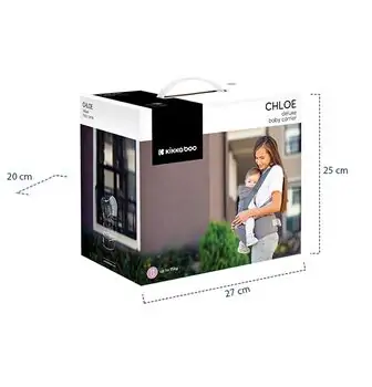 KikkaBoo Carrier 3 in 1 Chloe Mint კენგურუ, 6 image