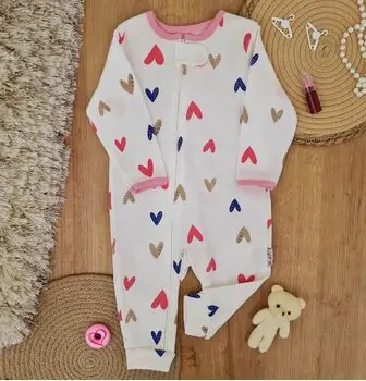 Colorful Hearts Rompers - ჩვილის რომპერები, 2 image