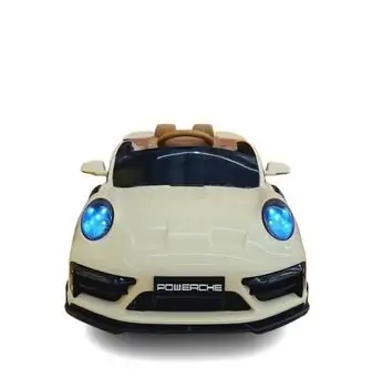 Porsche Car Yellow - ელექტრო მანქანა, 3 image