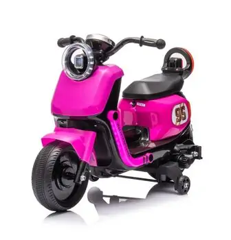 Mercedes Motorcycle With Cart Red - ელექტრო მოტოციკლი მისაბმელი ურიკით, 3 image