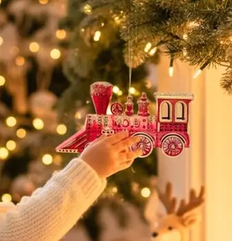Christmas Train Hanging Decoration - ნაძვის ხის სათამაშო