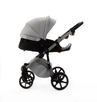 Adamex Nola Natura 3 in 1 Stroller Moon - საბავშვო ეტლის კომპლექტი, 9 image