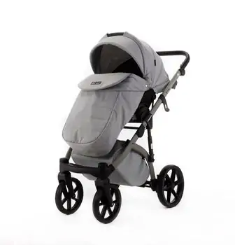 Adamex Nola Natura 3 in 1 Stroller Moon - საბავშვო ეტლის კომპლექტი, 7 image