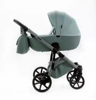 Adamex Nola Natura 3 in 1 Stroller Mint - საბავშვო ეტლის კომპლექტი, 4 image