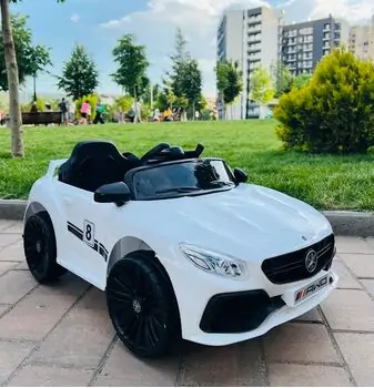 Mercedes Benz Sport Car White - ელექტრო მანქანა