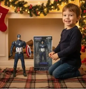 Avengers Captain America Figure - კაპიტანი ამერიკის ფიგურა