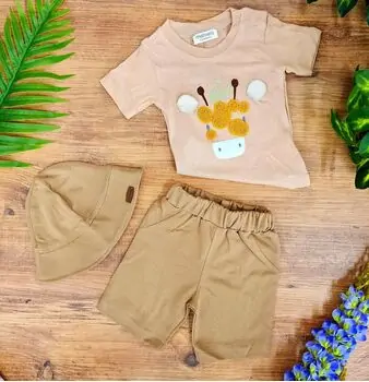 Little Giraffe 2 In 1 Set Beige საბავშვო ორეული