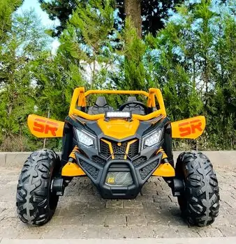RC Racing Super Car Yellow - ელექტრო მანქანა კაუჩუკის საბურავებით, 4 image
