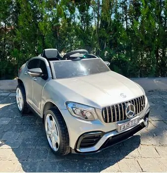 Mercedes Benz Painted Silver - ელექტრო მანქანა კაუჩუკის საბურავებით, 2 image