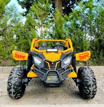 RC Racing Super Car Yellow - ელექტრო მანქანა კაუჩუკის საბურავებით, 3 image