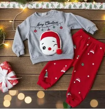 Merry Christmas Cutie Snowmen 2 In 1 Set - საბავშვო საახალწლო სპორტული ნაკრები