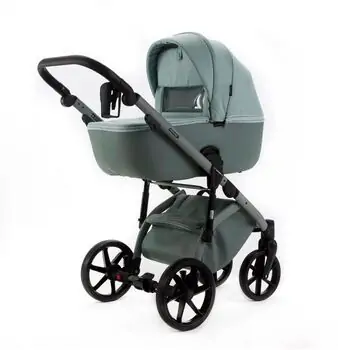 Adamex Nola Natura 3 in 1 Stroller Mint - საბავშვო ეტლის კომპლექტი, 5 image