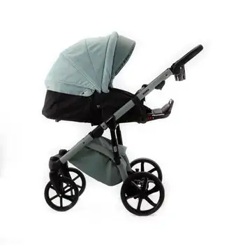 Adamex Nola Natura 3 in 1 Stroller Mint - საბავშვო ეტლის კომპლექტი, 9 image