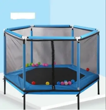 METAL &PLASTIC TRAMPOLINE 140cm ბატუტი, 2 image