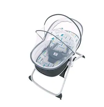 Cangaroo Abba Green 6in1 Multi-Function Bassinet, Bouncer and Rocker მრავალფუნქციური ელექტრო შეზლონგი [CLONE], 2 image