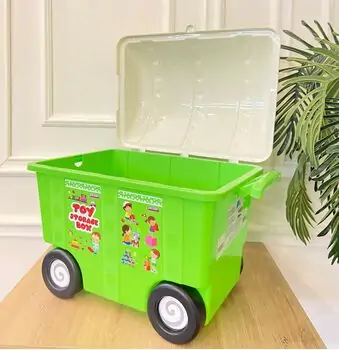 Pilsan-ის სათამაშოების შესანახი ყუთი 06 044 TOY CHEST GREEN