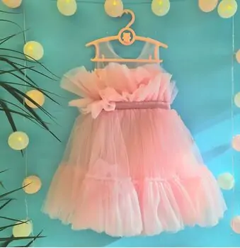 Baby Princes Dress Quality Kids - საბავშვო კაბა 1203 Light Pink