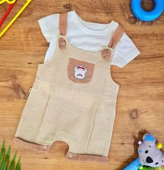 Cute Taddy Bear Overalls -კომბინიზონი