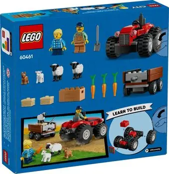 Lego City 60461 Red Farm Tractor with Trailer & Sheep, 8 image