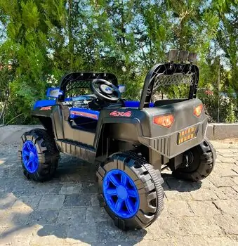 Mini Mitsubishi Jeep Blue - ელექტრო მანქანა, 4 image